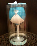 Bachelorettes wine glass.